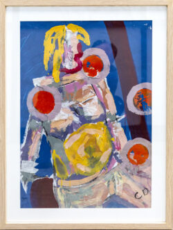 Model in Abstract Professionally framed painting
